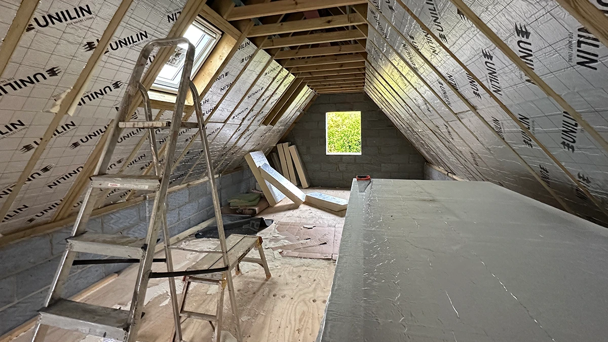 Loft Conversion in Progress Hertfordshire